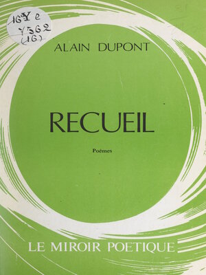 cover image of Recueil